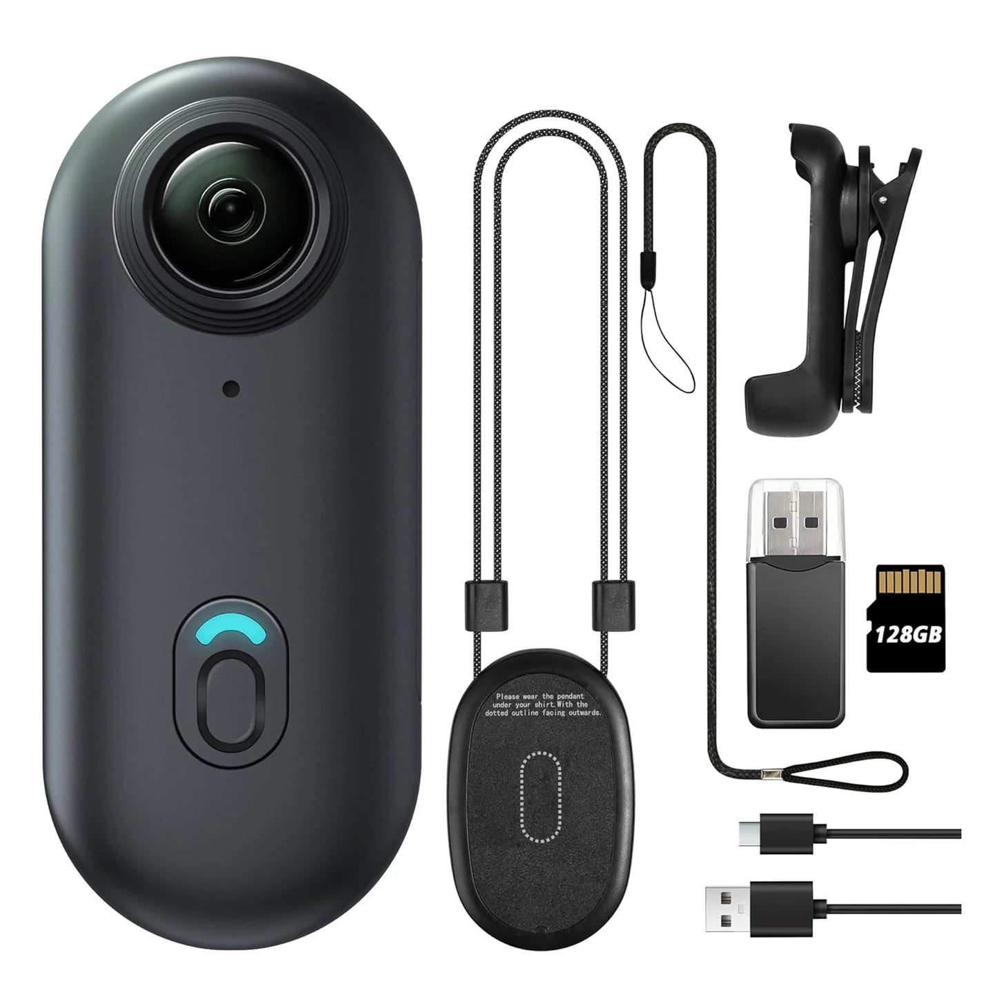 NeckCam HD - The Ultimate Hands-Free Magnetic Camera for Effortless Filming!