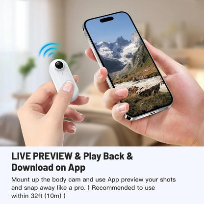 NeckCam HD - The Ultimate Hands-Free Magnetic Camera for Effortless Filming!